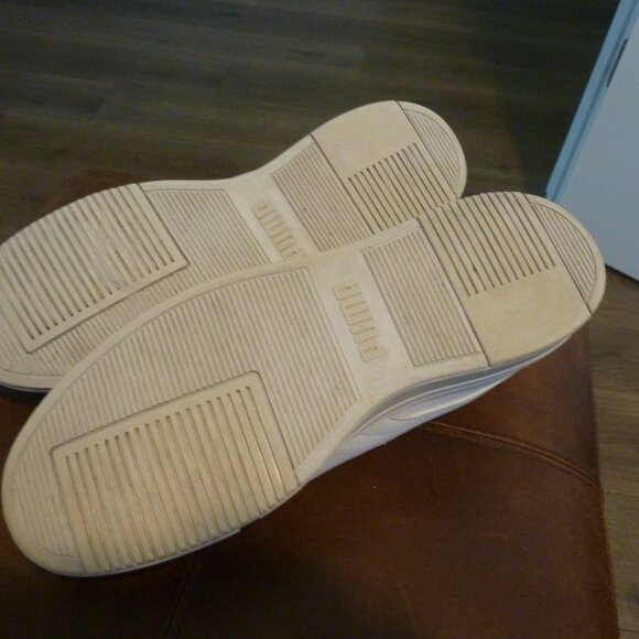 Puma White Low Top Men's US 13, Excellent Pre-Owned Condition - Picture 8 of 11